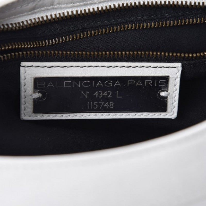 BOLSA BALENCIAGA CLASSIC CITY MEDIA OFF WHITE
