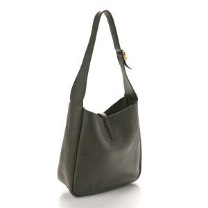 BOLSA SAINT LAURENT LE 5 A 7 SOF PEQUENA CINZA