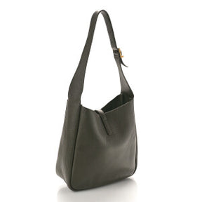 BOLSA SAINT LAURENT LE 5 A 7 SOF PEQUENA CINZA