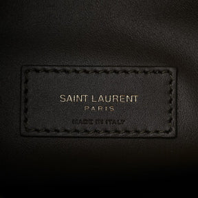 BOLSA SAINT LAURENT LE 5 A 7 SOF PEQUENA CINZA